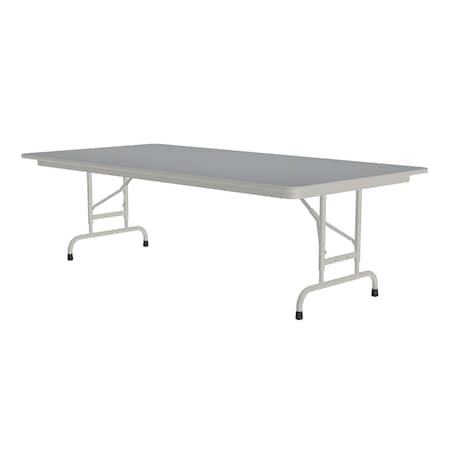 Correll CFA Adjustable TFL Folding Tables 36x72 Gray Granite CFA3672TF-15